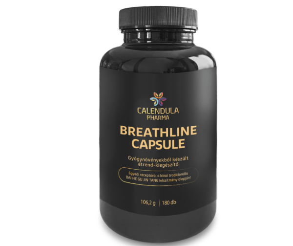 BREATHLINE (Bai he gu jin tang–respiratory system cleansing and regenerating capsules